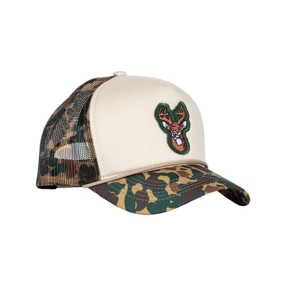 Bear Archery Camo Deer Patch Hat - Image 4