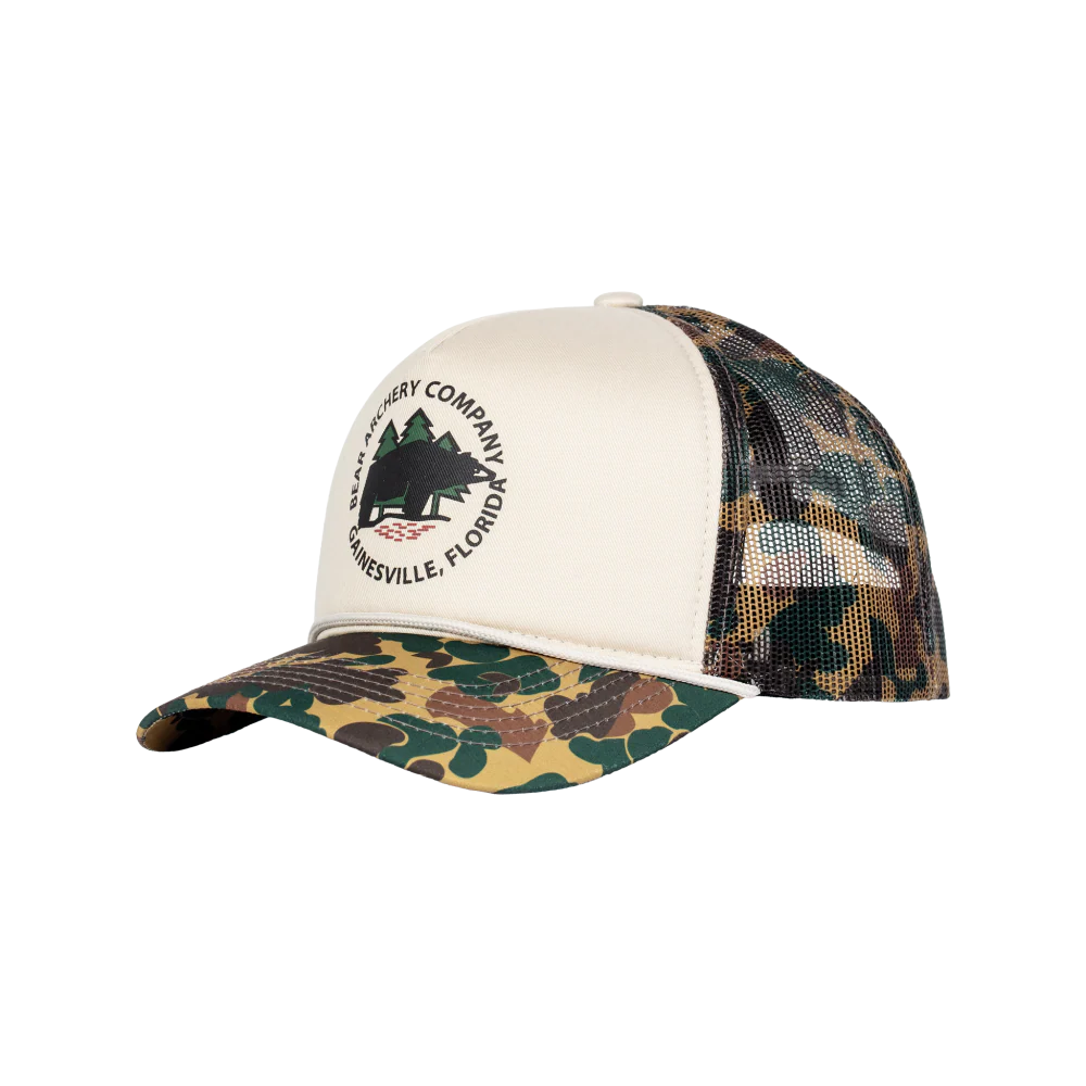 Bear Archery Camo Traditional Logo Hat - Image 3