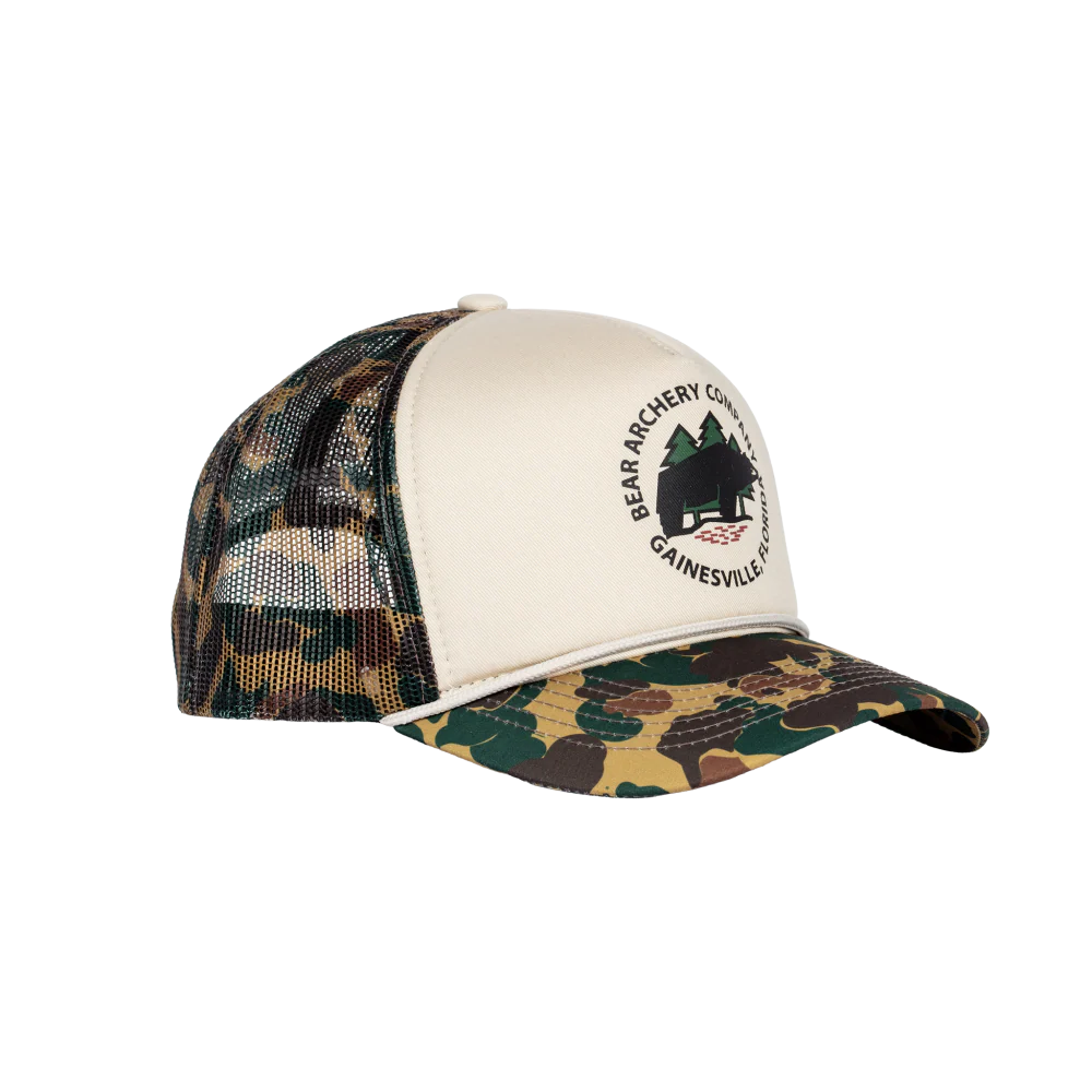 Bear Archery Camo Traditional Logo Hat - Image 4