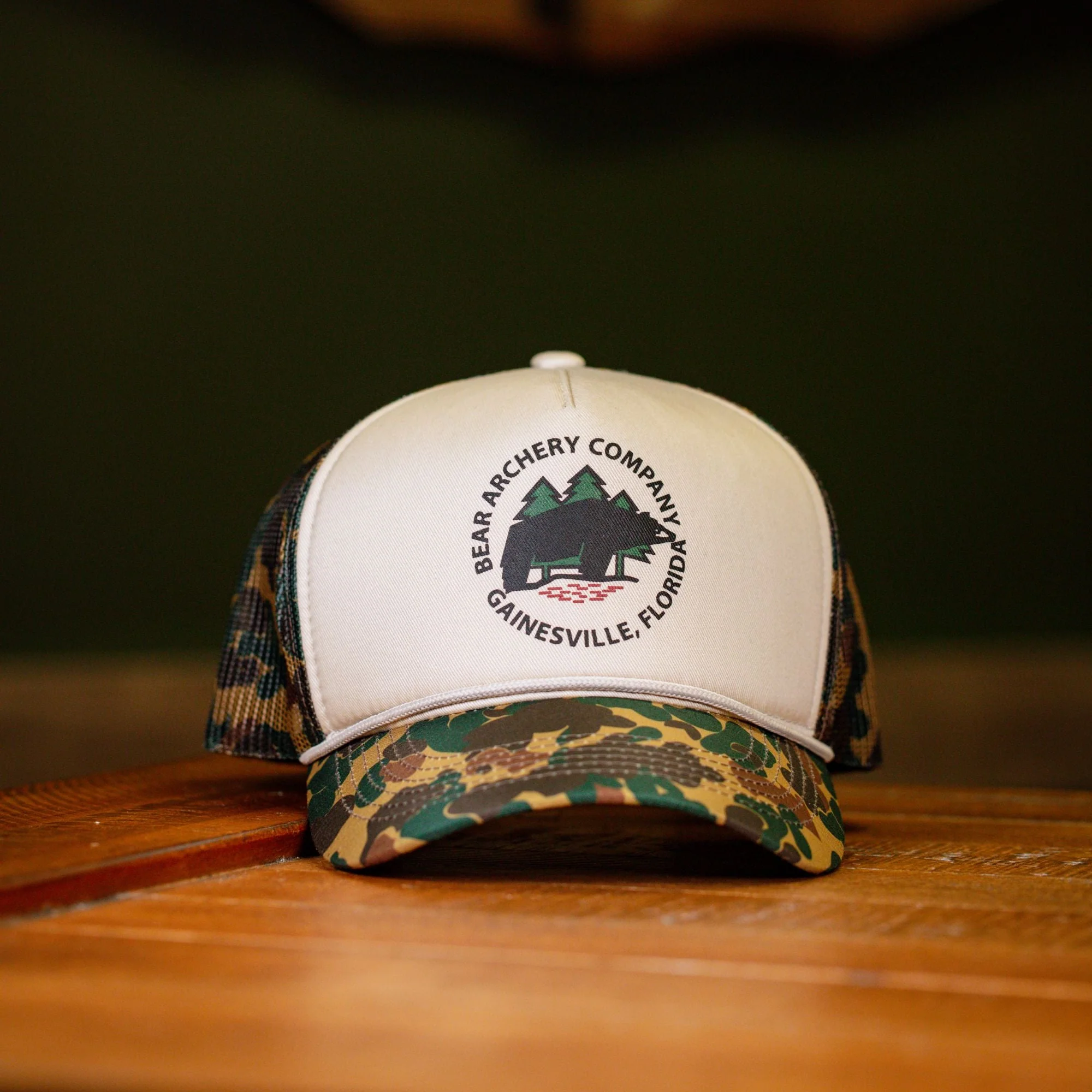 Bear Archery Camo Traditional Logo Hat - Image 5