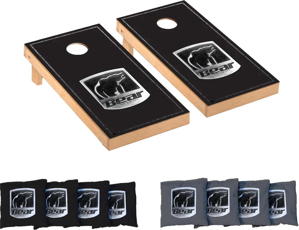 Bear Archery Shield Logo Cornhole Boards